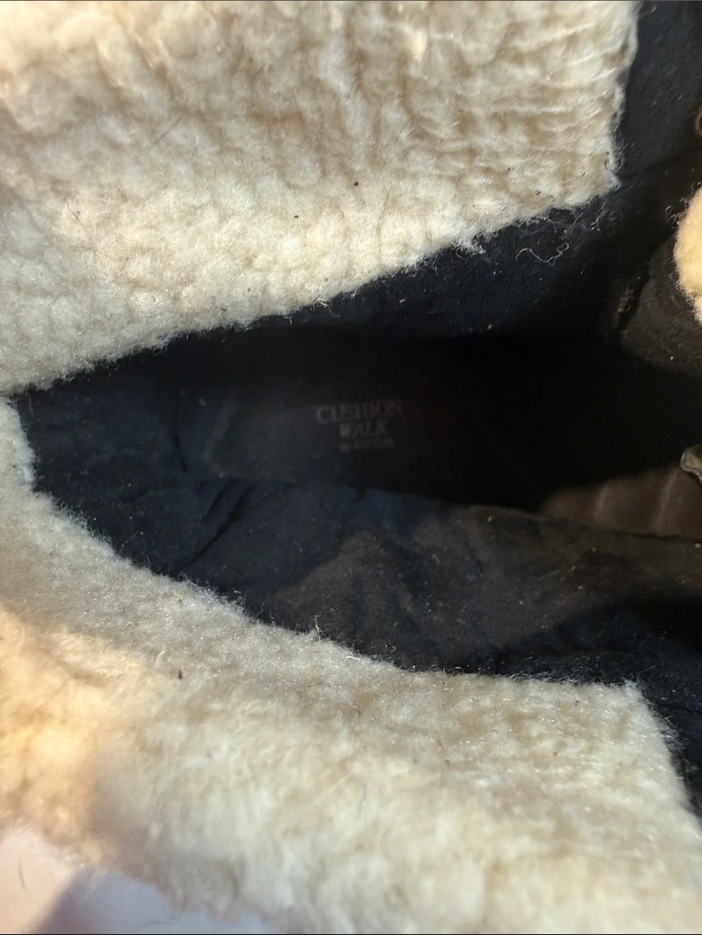 Cushion Walk by Avon  Quilted Lace-Up Winter Boots with Faux Fur Trim